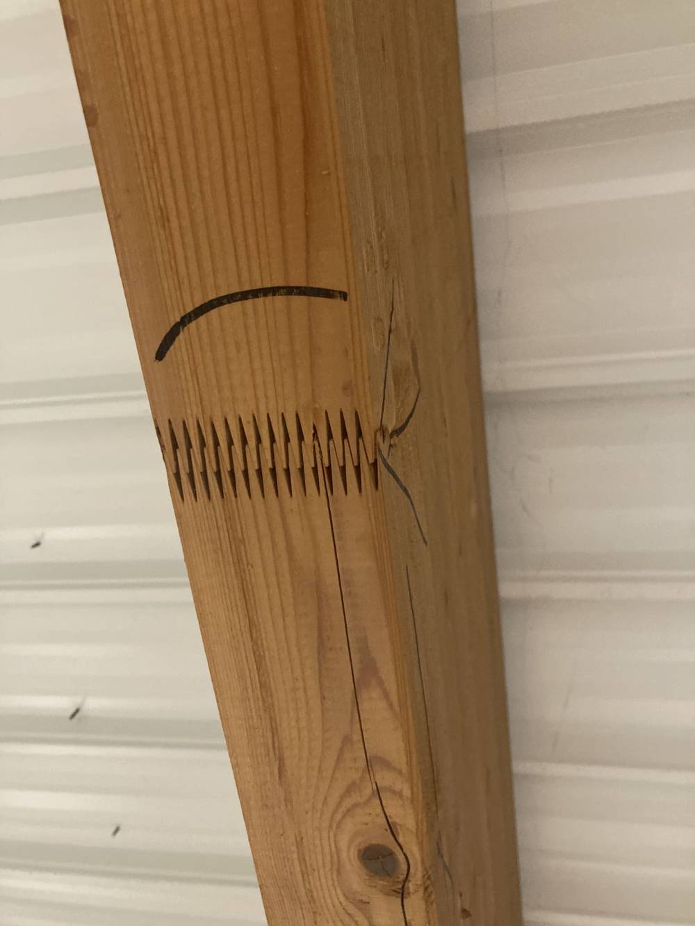 défaut - peigne ouverte